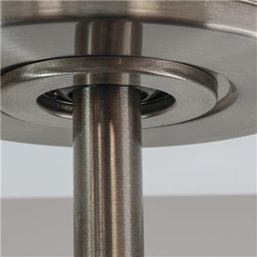 Ventilador DC Areca níquel LED 48W CCT