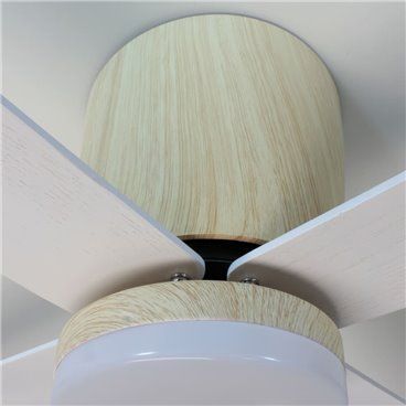Ventilador DC Surat madera Led 15W CCT