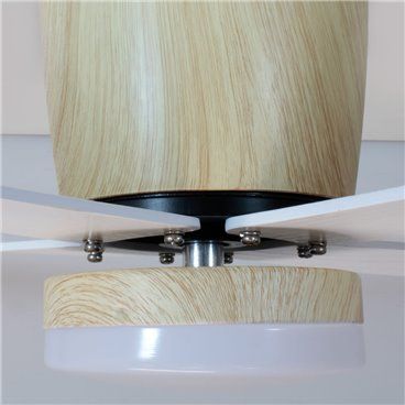 Ventilador DC Surat madera Led 15W CCT