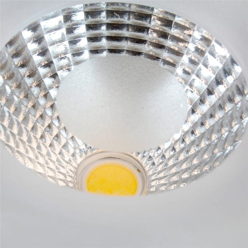 Refletor LED embutido Eve 7W preto IP44