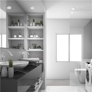 Foco LED empotrable 7W Eve blanco IP44