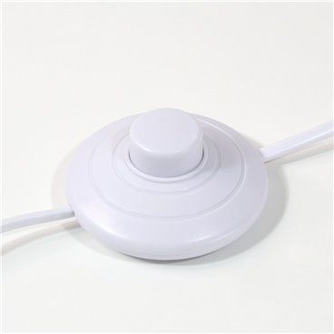 Lámpara de pie Luxo blanca