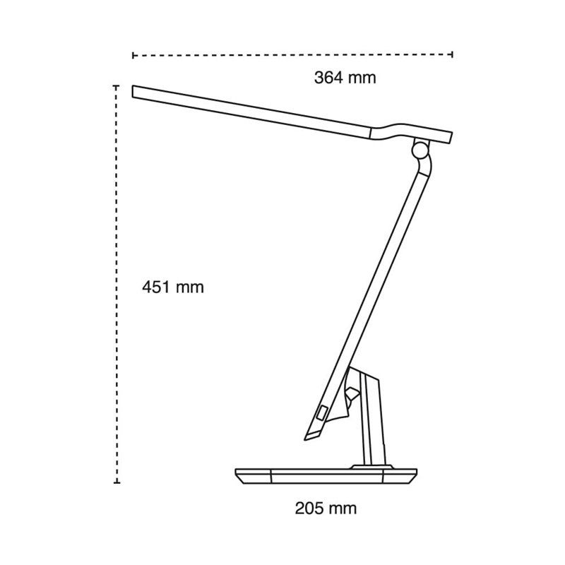 Flexo LED Rai 10W con alarma