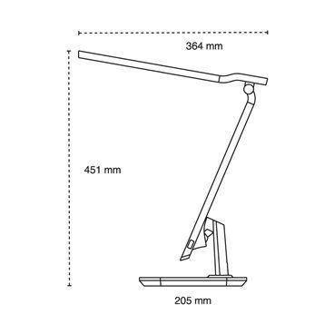 Flexo LED Rai 10W con alarma
