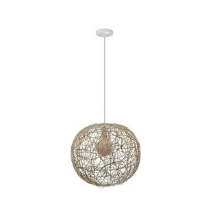 Lámpara colgante Coron 1xE27 de ratán de 40cm