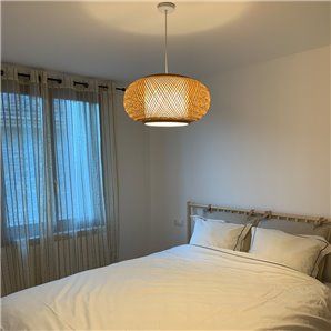 Lámpara colgante Panay 1xE27 de ratán de 50cm 2