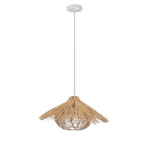 Luminária pendente de vime Mindo 1xE27 40cm