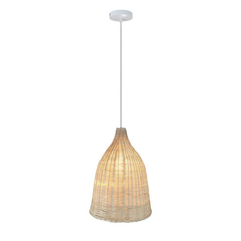 Luminária pendente de vime Luzon 1xE27 25cm