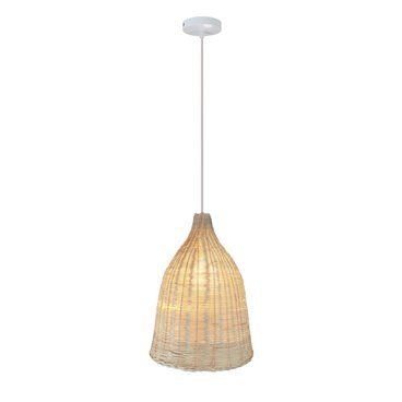 Luminária pendente de vime Luzon 1xE27 25cm