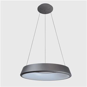 Lámpara colgante Lizer LED 21W plata 2