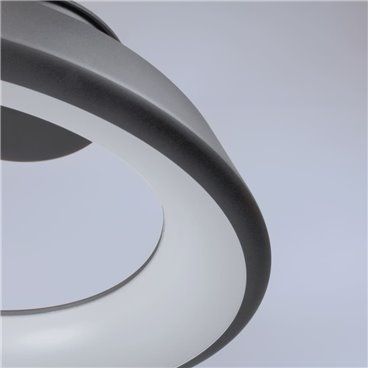 Lámpara colgante Lizer LED 21W plata