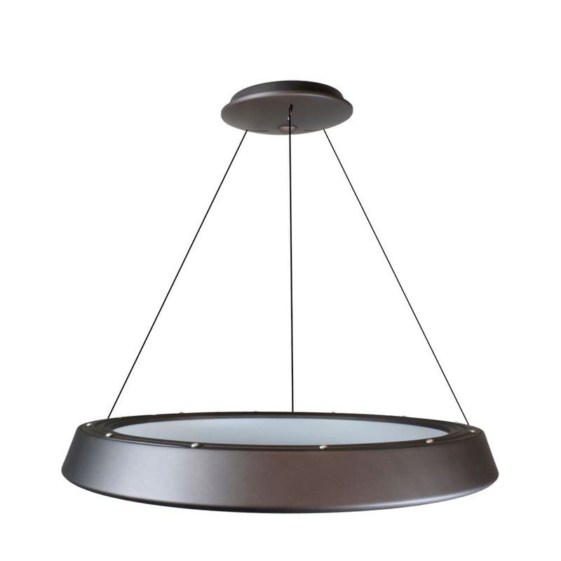 Lámpara colgante Lizer LED 36W café