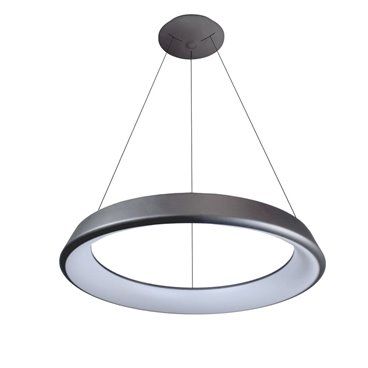 Luminária pendente Lizer LED 36W prata