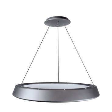 Luminária pendente Lizer LED 36W prata