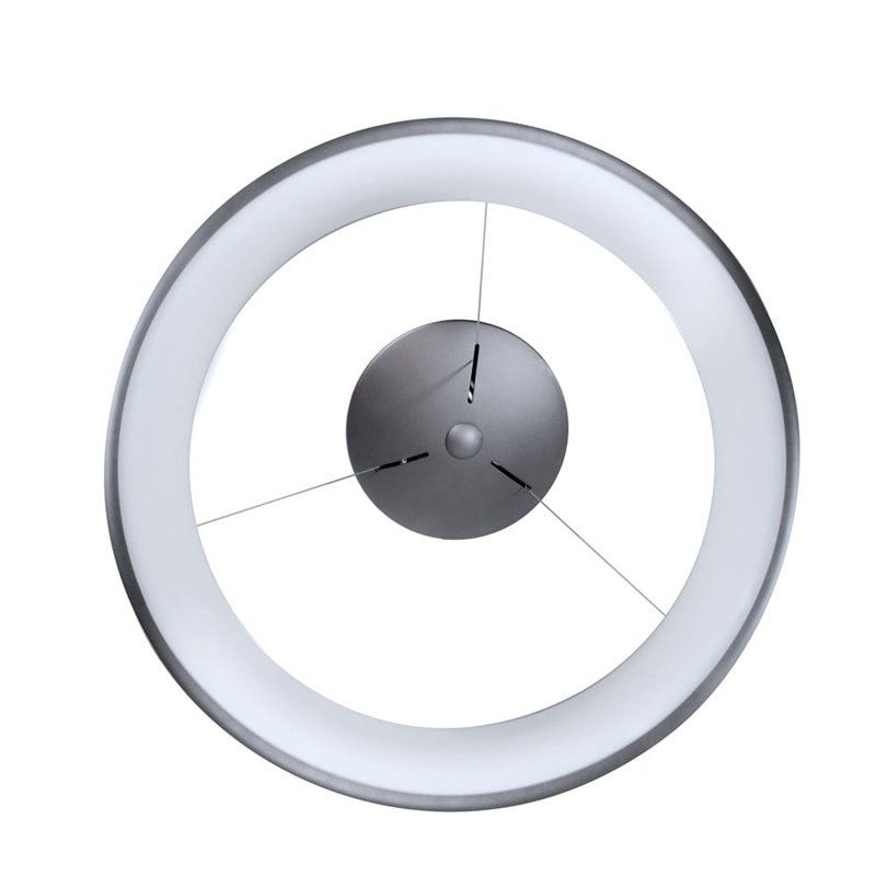 Luminária pendente Lizer LED 36W prata