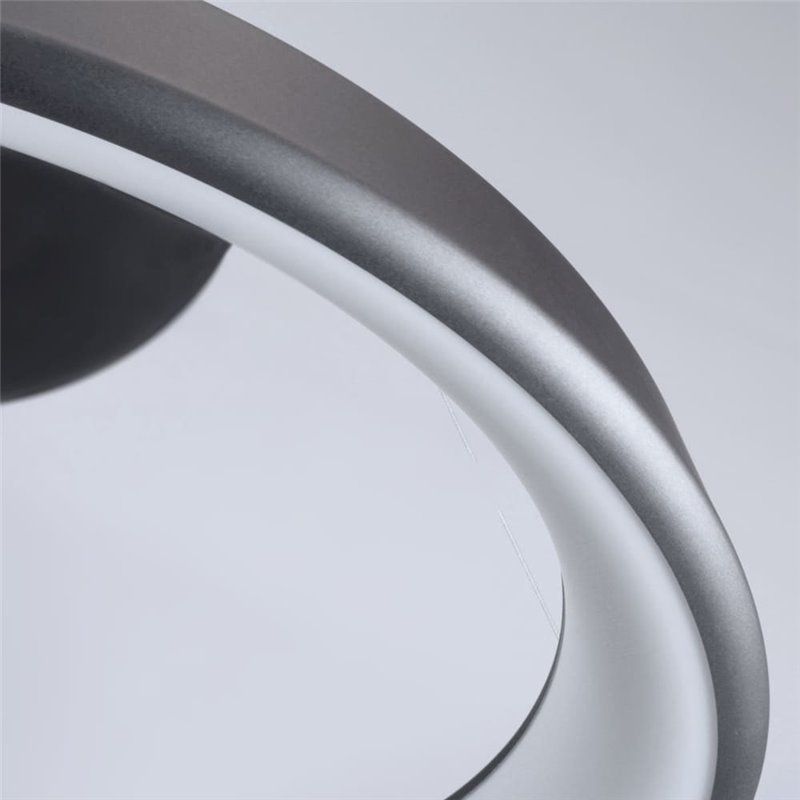 Lámpara colgante Lizer LED 36W plata