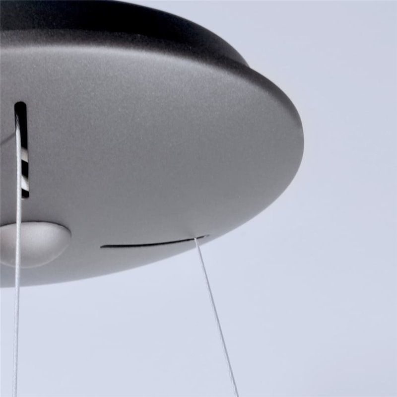 Lámpara colgante Lizer LED 36W plata