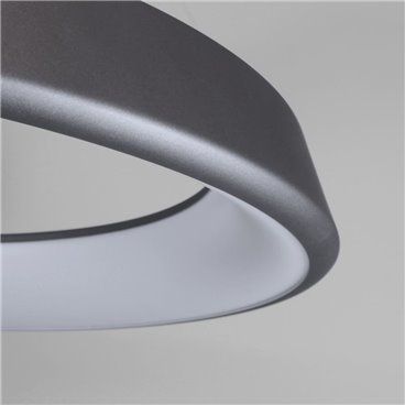 Lámpara colgante Lizer LED 36W plata