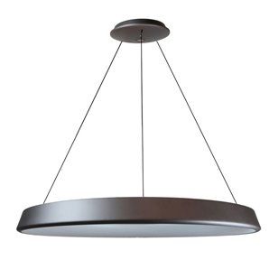 Lámpara colgante Lizer LED 48W café 2