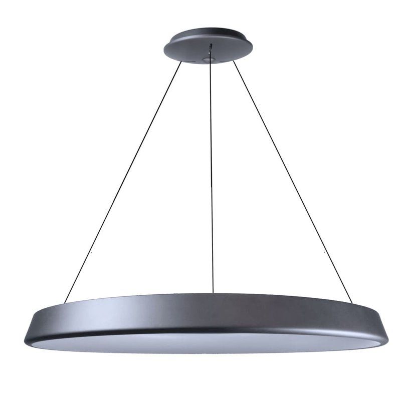 Lámpara colgante Lizer LED 48W plata