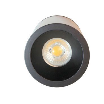 Foco Fred 1xGU10 IP65 negro