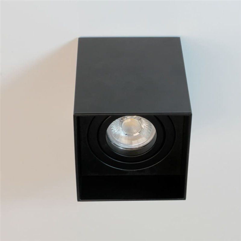 Foco Sira 1xGU10 negro