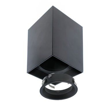 Refletor preto Sira 1xGU10