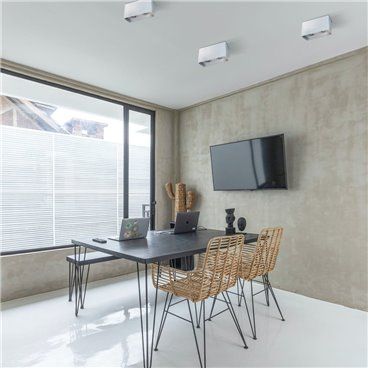 Foco Clark 2xGU10 basculante blanco