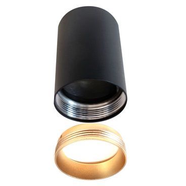 Foco Neil 1xGU10 negro
