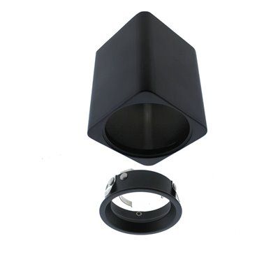 Foco Flin 1xGU10 negro