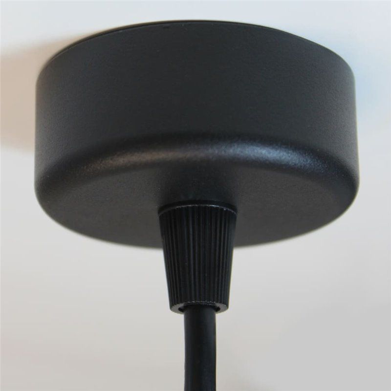 Lámpara colgante cilíndrica 1xGU10 Ari negro