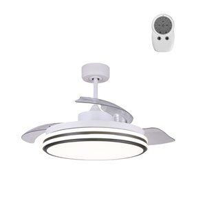 Ventilador de Teto Louis DC 35W LED CCT Branco 2