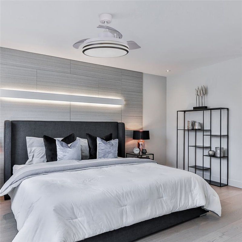 Ventilador de Teto Louis DC 35W LED CCT Branco