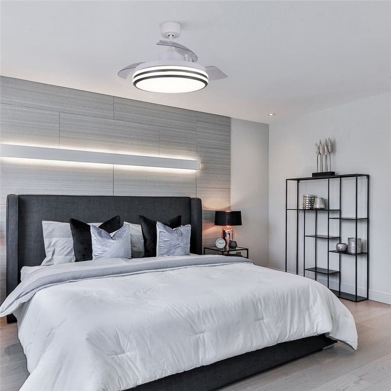 Ventilador de Teto Louis DC 35W LED CCT Branco