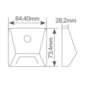 Baliza para escalera con sensor crepuscular y movimiento 4000K IP54 2