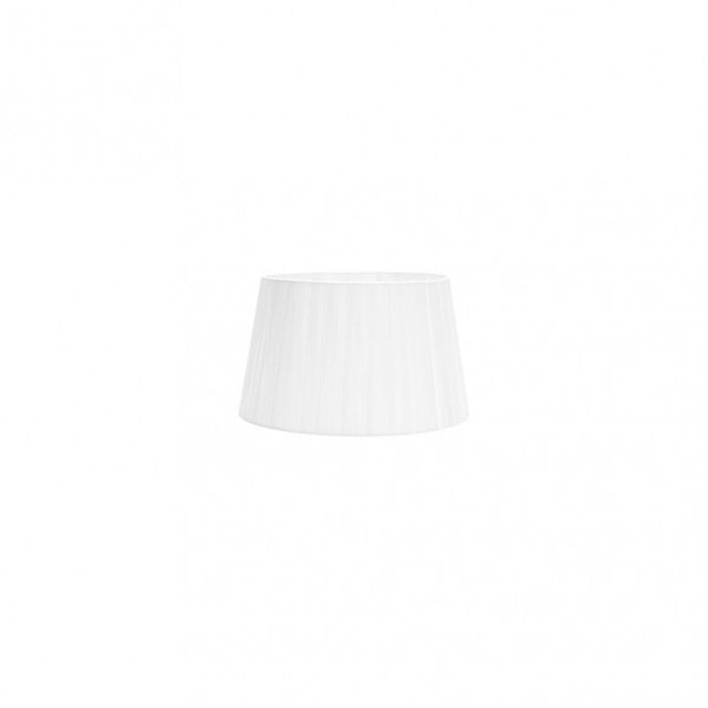 FABRILAMP 157511501 | Laura E27 Abajur Branco 15dx12dx13h Aberto Cônico