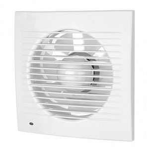 Extractor Baño Soleas 15w 21x21x8 cm Cuadrado Blanco Para Tubos De 15cm