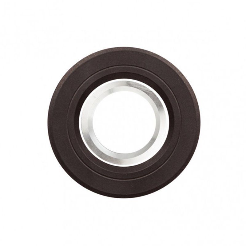 Empotrable Orient.cenote 1xgu10 Redondo Marron/cromo 2x9,2x9,2 Cm 8 De Corte.c/portalampara