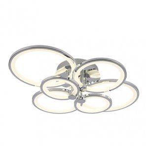 Plafon Sydney 134w 3000-4000-6500k Cromo 17x74x57 Cm 18090lm Regulable,memoria Y C.remoto 2
