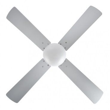 Ventilador Dc Sofia 2xe27 Niquel 4 Aspas Rev.Haya/plata 40x107d C/remoto Temporizador