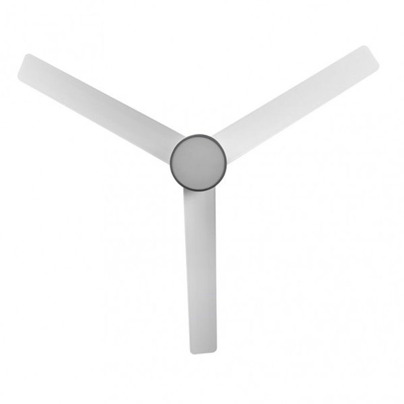 Ventilador de Teto DC Teo 24W Níquel 3 Lâminas Brancas