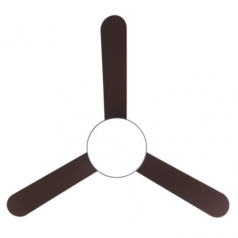 Ventilador Dc Umi 24w Marron 3 Aspas Rev. Marron/haya 132d 2950lm 3000-4000-6000k 2tijas C/remoto, Memoria Y Temporizador