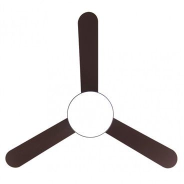 Ventilador Dc Umi 24w Marron 3 Aspas Rev. Marron/haya 132d 2950lm 3000-4000-6000k 2tijas C/remoto, Memoria Y Temporizador