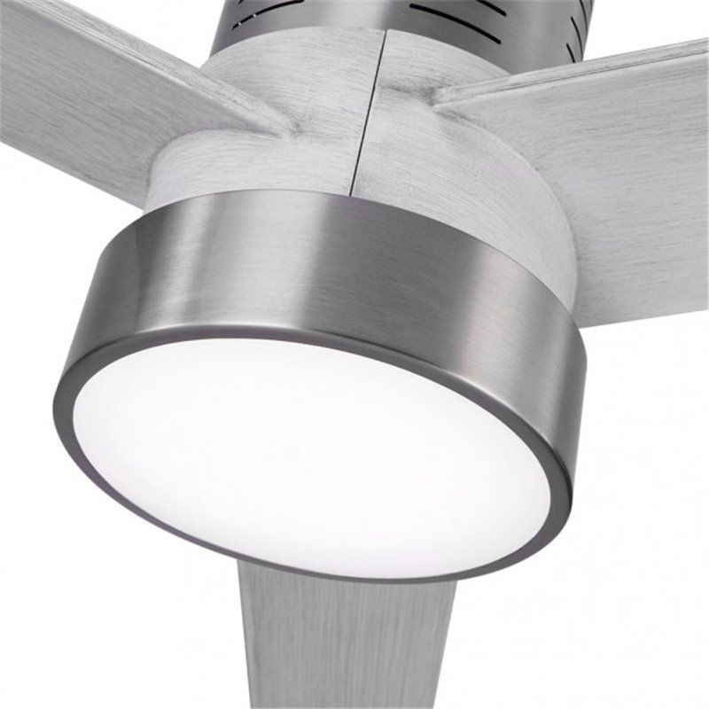 Ventilador Dc Teo 24w 2950lm Niquel 3Asp Gris 32x139d 3000-4000-6000k C/remoto, Memoria Y Temporizador