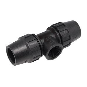 Conexion "t" r.h. poliet. 32mm x 1" (granel etiquetado)