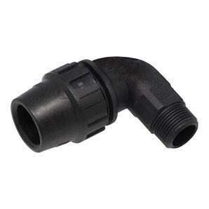 Codo r.m. polieti.25mm x 3/4"  aqua control