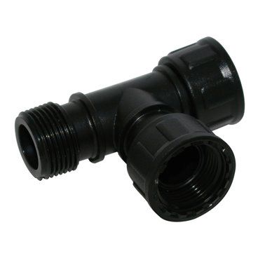 Conexion "t" colector rosca loca 1"