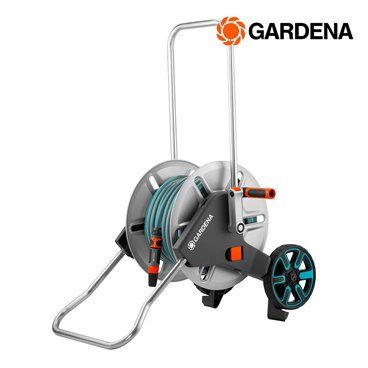 Carrinho Metálico com Mangueira Ø15mm 25m Gardena