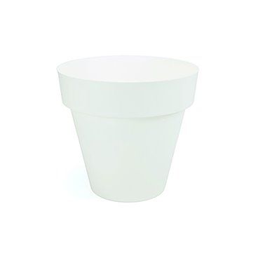Maceta inyección blanca  ø14cm