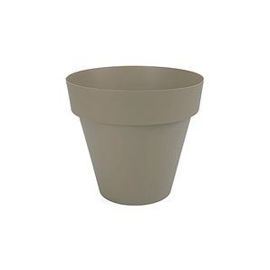 Maceta inyección taupe ø14cm